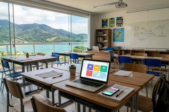 Ilhabela aposta em aplicativo criado por alunos para resolver problemas da comunidade escolar