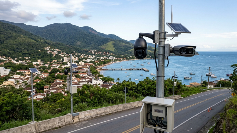 Ilhabela pode investir R$ 23,9 milhões em tecnologia para segurança: entenda o projeto com câmeras e reconhecimento facial
