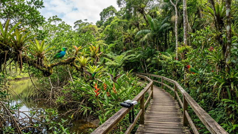 Ilhabela Bird Week 2026: passeios gratuitos começam na próxima semana e levam visitantes a trilhas, manguezais e áreas de Mata Atlântica